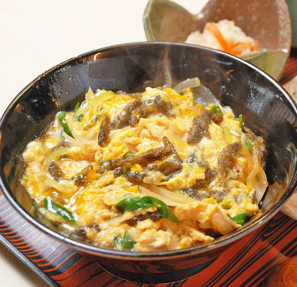 ゴリの卵とじ丼